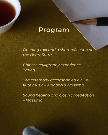 Tea Ceremony: Heart Sutra Journey (Nov.29 2025)