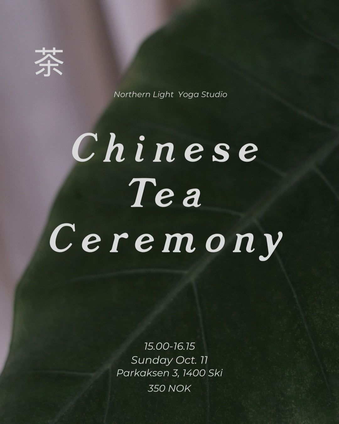 Chinese Tea Ceremony • Oolongs (Oct.11 2026)