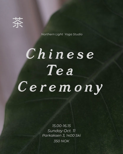 Chinese Tea Ceremony • Oolongs (Oct.11 2026)