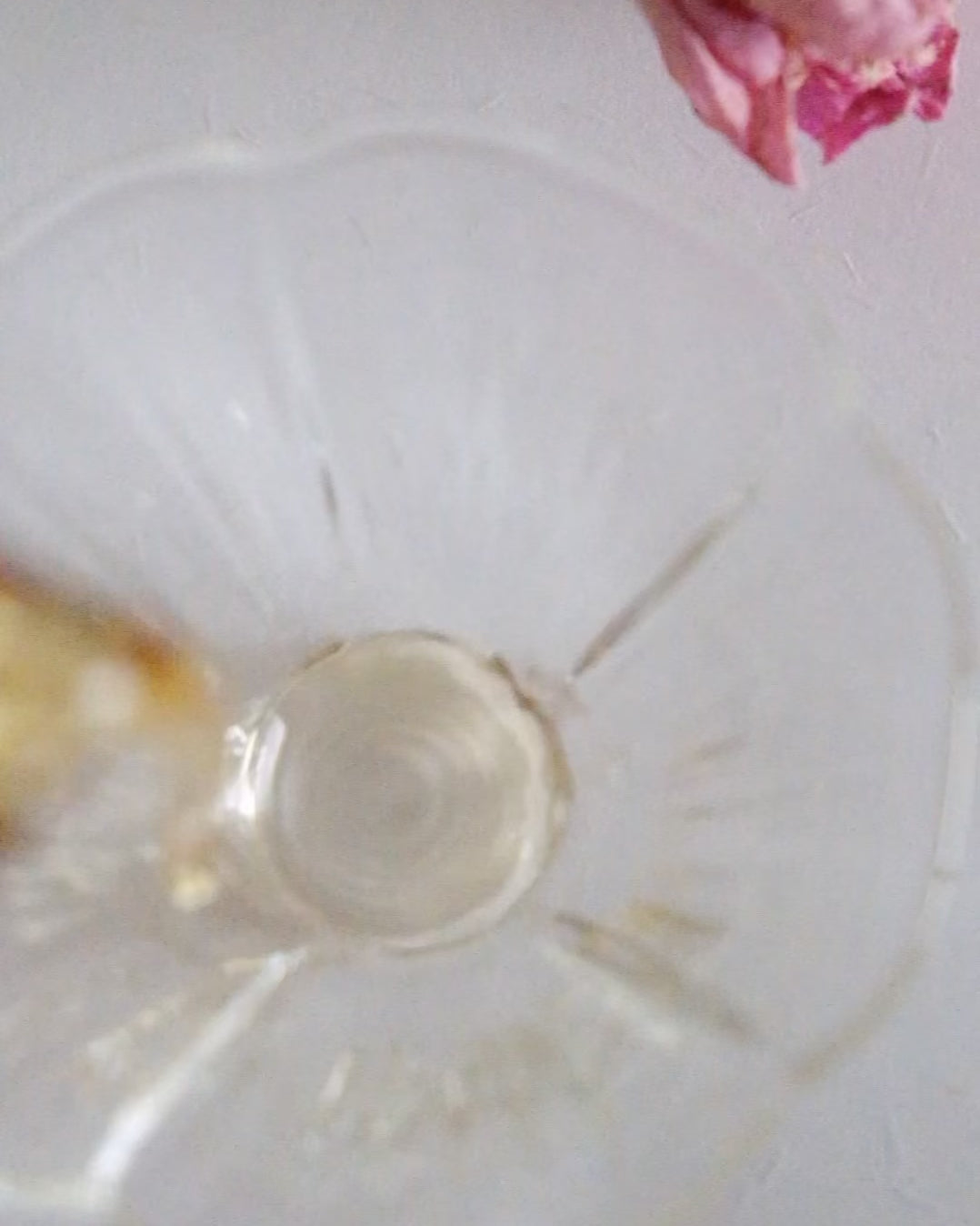 lmtea honey black tea being poured into a floral cup